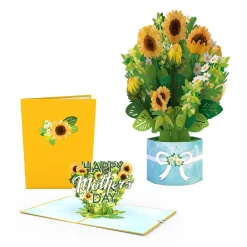 Lovepop Card & Gift Bundles|Mother'S Day 5/11|Mother’s Day Sunflower Grand Bouquet Bundle