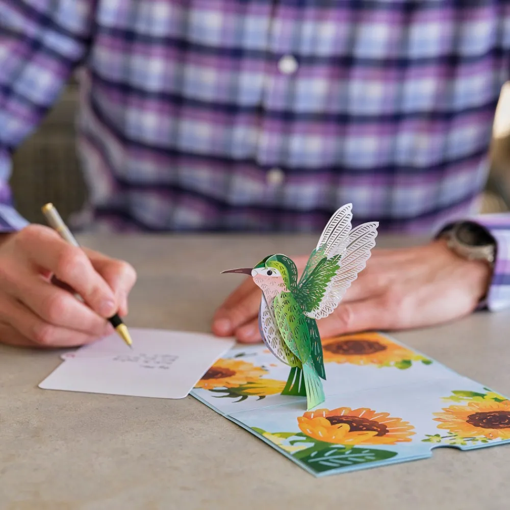 Lovepop Greeting Cards|Mother'S Day 5/11|Mother's Day Sunflower Hummingbird Pop-Up Card