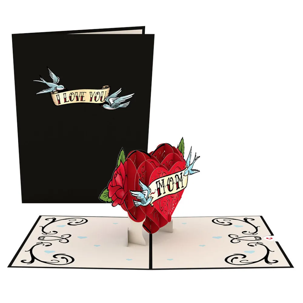 Lovepop Greeting Cards|Mother'S Day 5/11|Mother's Day Tattoo Heart Pop-Up Card