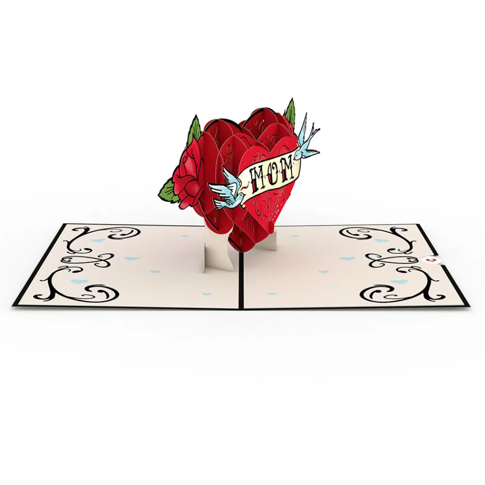 Lovepop Greeting Cards|Mother'S Day 5/11|Mother's Day Tattoo Heart Pop-Up Card