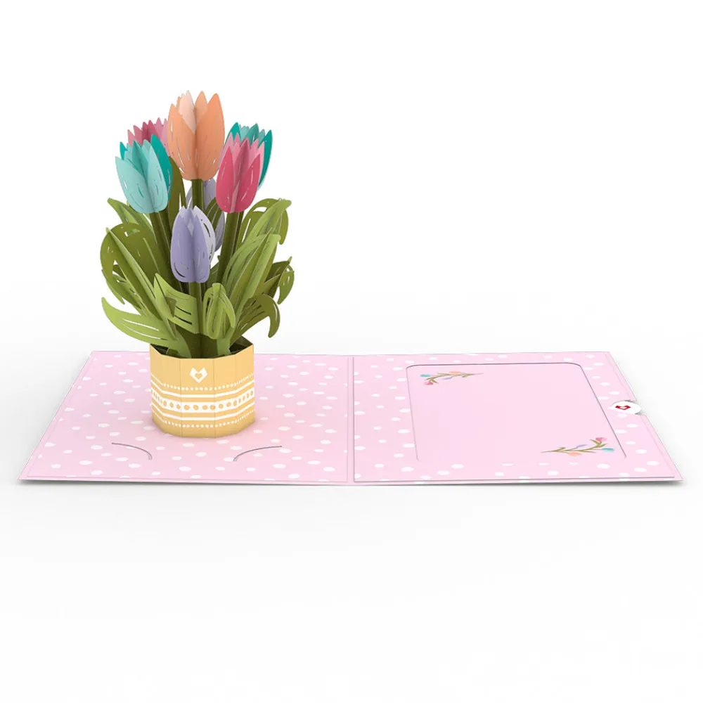 Lovepop Pop-Up Bouquets|Mother'S Day 5/11|Mother's Day Tulips Card with Mini Bouquet