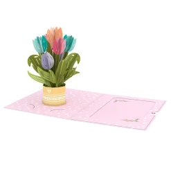 Lovepop Pop-Up Bouquets|Mother'S Day 5/11|Mother's Day Tulips Card with Mini Bouquet