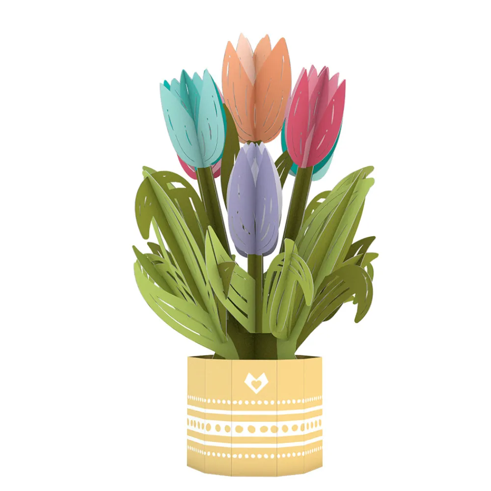 Lovepop Pop-Up Bouquets|Mother'S Day 5/11|Mother's Day Tulips Card with Mini Bouquet