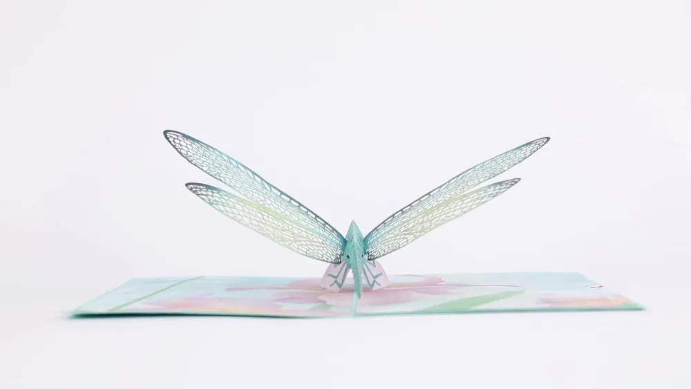 Lovepop Greeting Cards|International Women'S Day 3/8|Mother's Dragonfly Pop-Up Card