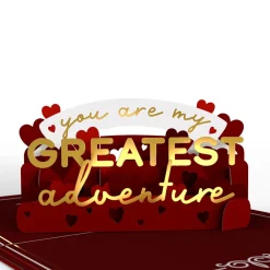 Lovepop Greeting Cards|Anniversary|My Husband, My Greatest Adventure Pop-Up Card