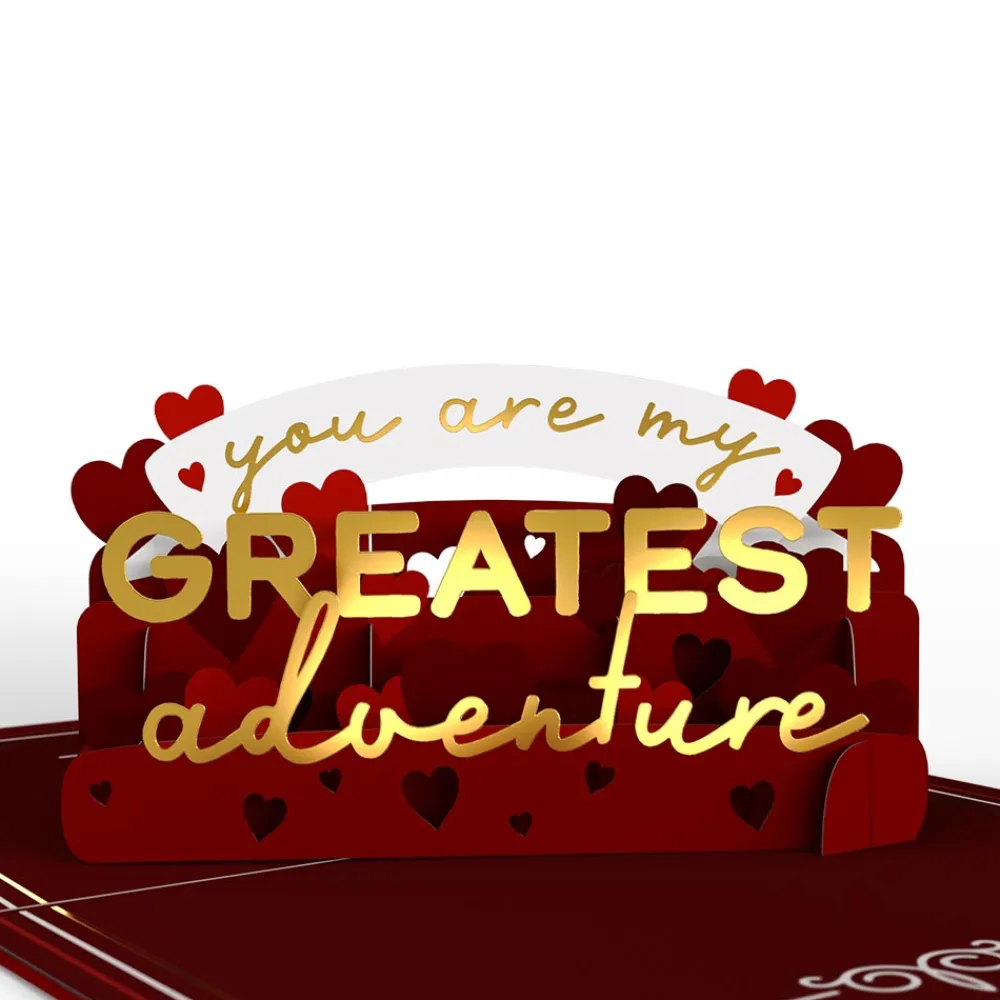 Lovepop Greeting Cards|Anniversary|My Husband, My Greatest Adventure Pop-Up Card