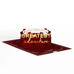 Lovepop Greeting Cards|Anniversary|My Husband, My Greatest Adventure Pop-Up Card