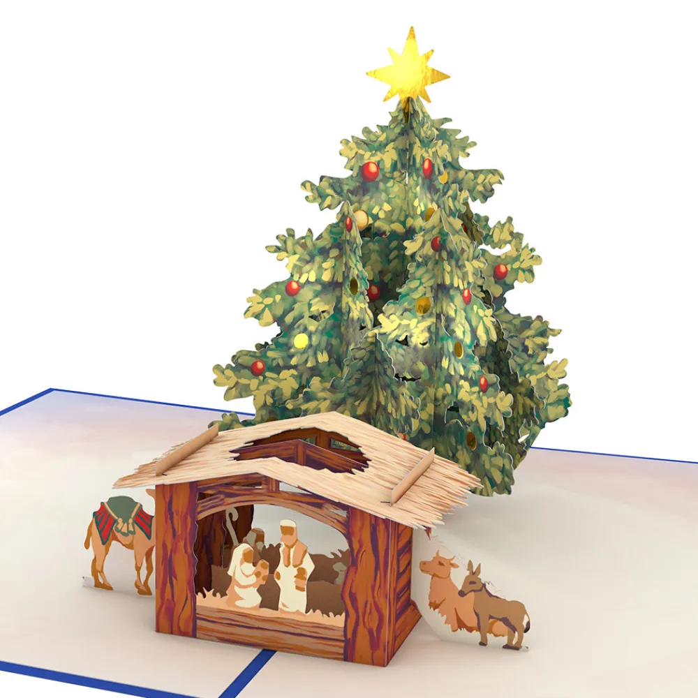 Lovepop Religious|Christmas 12/25|Nativity Christmas Tree Pop-Up Card