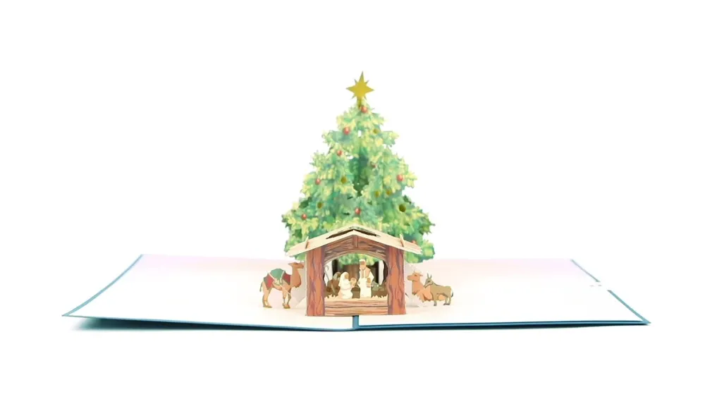 Lovepop Religious|Christmas 12/25|Nativity Christmas Tree Pop-Up Card