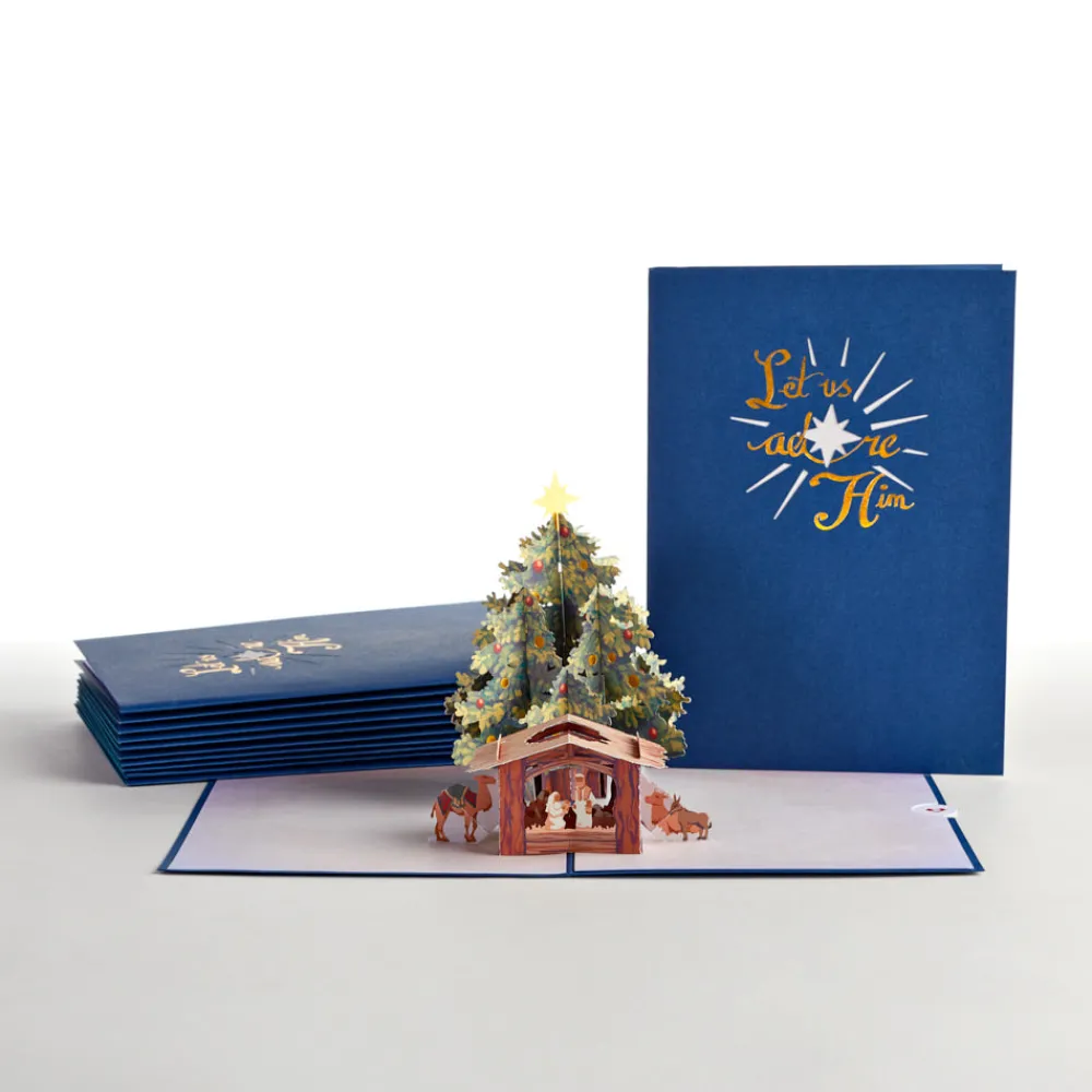 Lovepop Value Packs|Religious|Nativity Christmas Tree 12-Pack