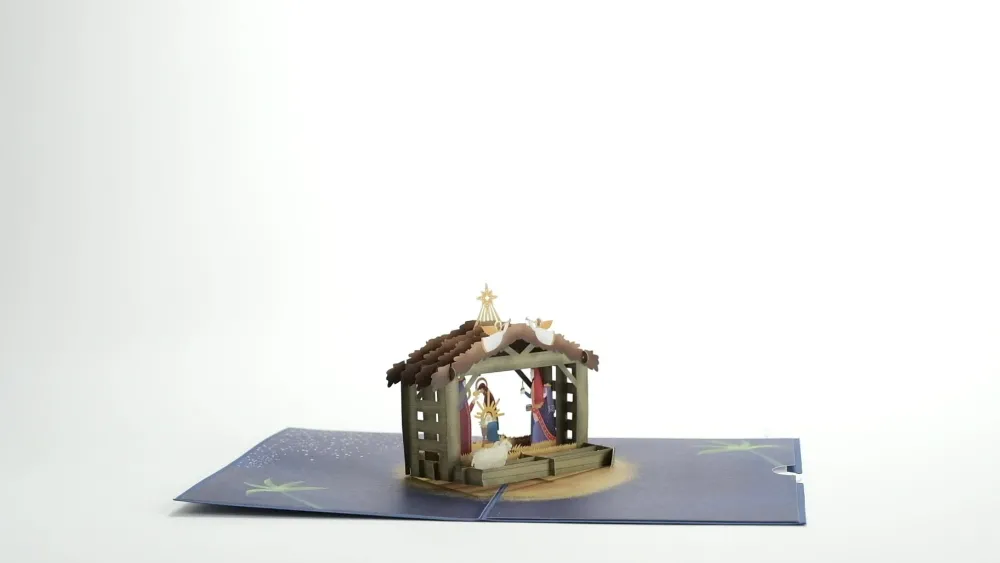 Lovepop Greeting Cards|Religious|Nativity Pop-Up Card