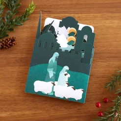 Lovepop Decor|Religious|Nativity Scene Loooooong Card™ (Expands to 2 feet)