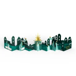 Lovepop Decor|Religious|Nativity Scene Loooooong Card™ (Expands to 2 feet)