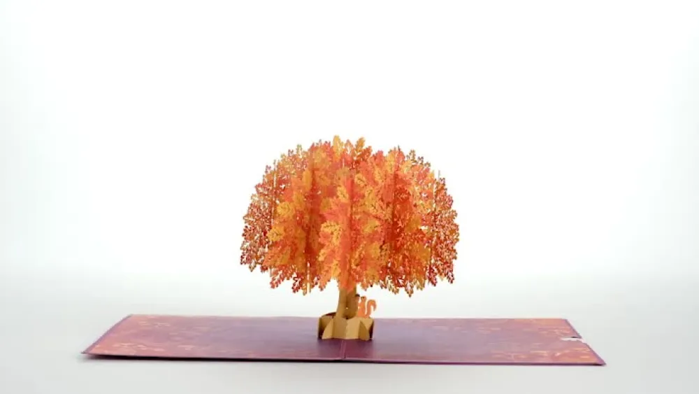 Lovepop Just Because|Thanksgiving 11/27|Oak Tree Pop-Up Card
