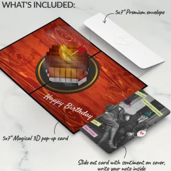 Lovepop Birthday|Old Fashioned Birthday Pop-Up Card and Sentiment Set for Any Man