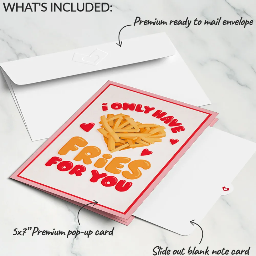 Lovepop Greeting Cards|Valentine'S Day 2/14|Only Have Fries for You Pop-Up Card
