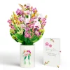 Lovepop Pop-Up Bouquets|Birthday|Orchid Birthday Bouquet and Sentiment Set for Daughter