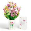 Lovepop Pop-Up Bouquets|Orchid 50th Birthday Bouquet and Sentiment Set