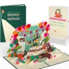 Lovepop Birthday|Party Cats Birthday Pop-Up Card and Sentiment Set for Grandma