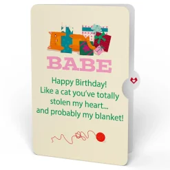 Lovepop Birthday|Party Cats Birthday Pop-Up Card and Sentiment Set for Babe