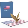 Lovepop Just Because|Independence Day 7/4|Patriotic Eagle Pop-Up Card