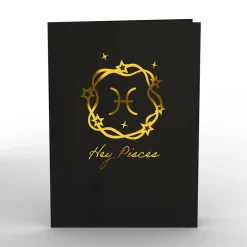 Lovepop Birthday|Her|Pisces Zodiac Birthday Pop-Up Card