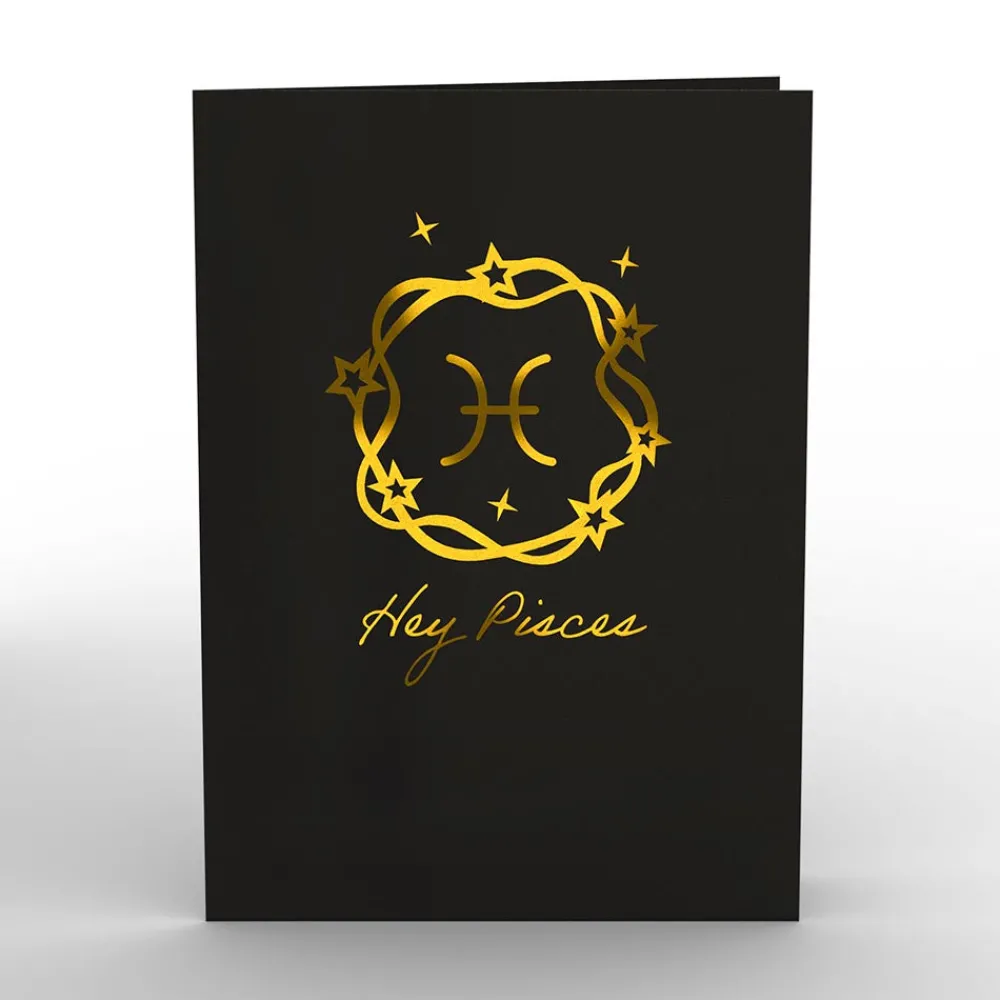 Lovepop Birthday|Her|Pisces Zodiac Birthday Pop-Up Card
