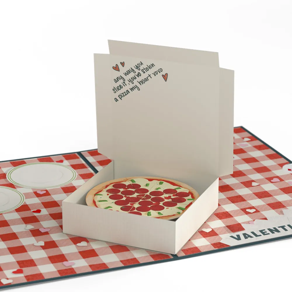 Lovepop Greeting Cards|Valentine'S Day 2/14|Pizza Valentine Pop-Up Card