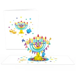 Lovepop Hanukkah 12/14|Kids|Playpop Card™: Hanukkah Menorah
