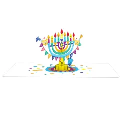 Lovepop Hanukkah 12/14|Kids|Playpop Card™: Hanukkah Menorah