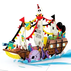 Lovepop Kids|Playpop Card™: Happy Birthday Pirate Ship