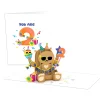 Lovepop Kids|Playpop Card™: 2nd Birthday Bear