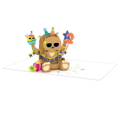 Lovepop Kids|Playpop Card™: 2nd Birthday Bear