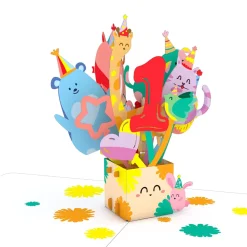 Lovepop Kids|Playpop Card™: 1st Birthday Balloons