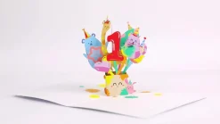 Lovepop Kids|Playpop Card™: 1st Birthday Balloons