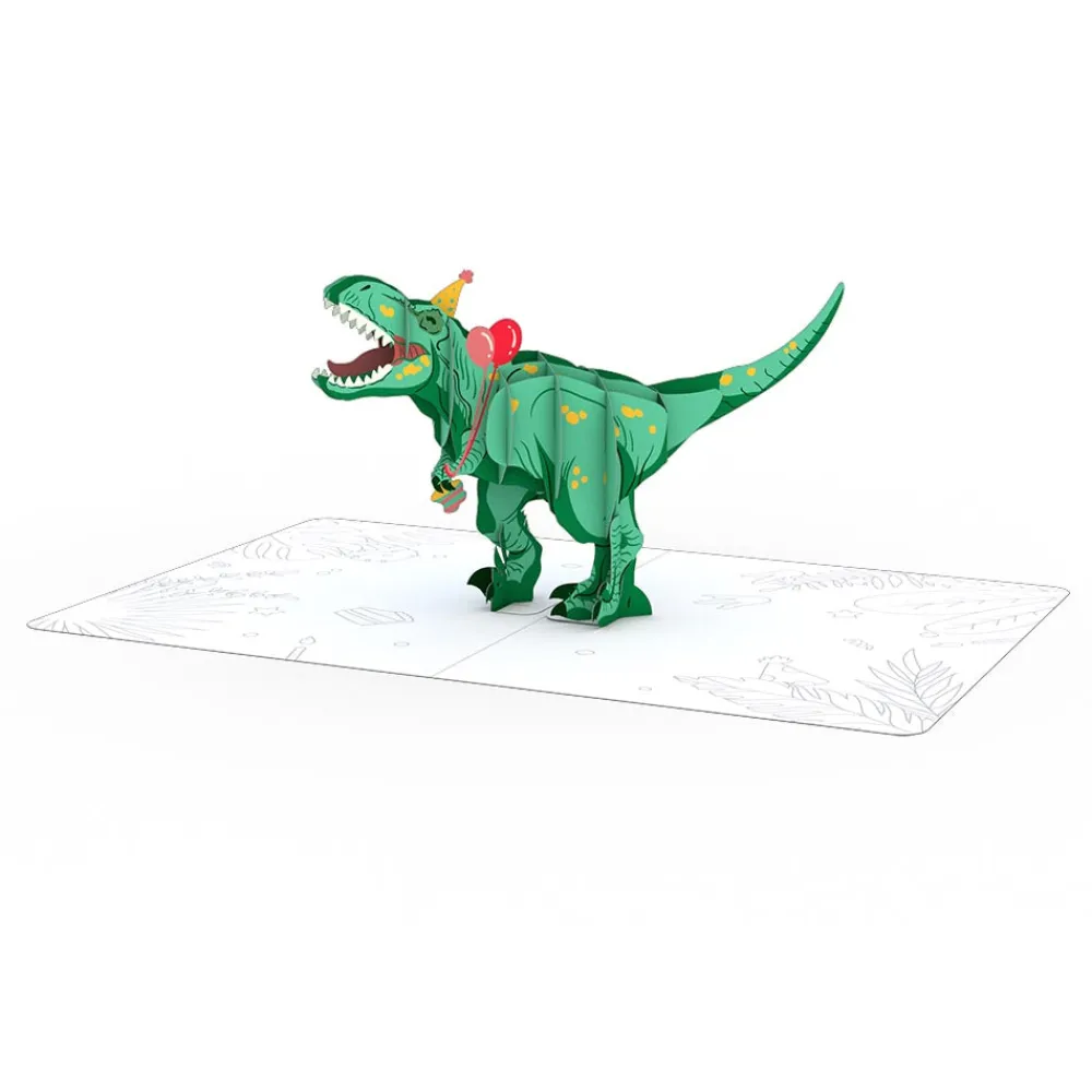 Lovepop Birthday|Kids|Playpop Card™: T-Rex Birthday