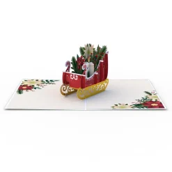 Lovepop Pop-Up Bouquets|Card & Gift Bundles|Poinsettia Christmas Bundle