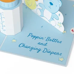 Lovepop Baby|Poppin' Bottles and Changing Diapers New Baby Pop-Up Card