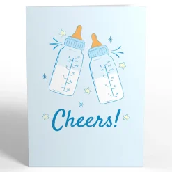 Lovepop Baby|Poppin' Bottles and Changing Diapers New Baby Pop-Up Card