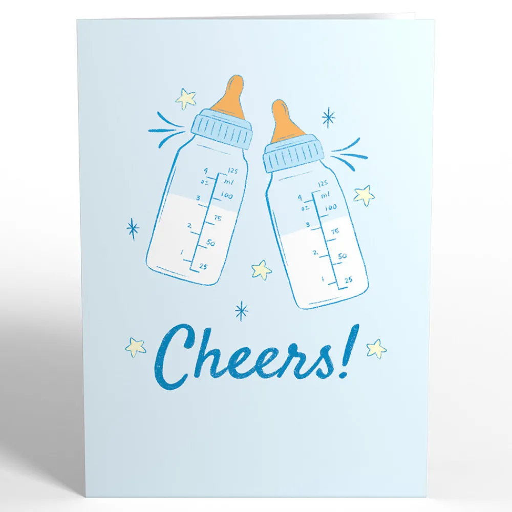Lovepop Baby|Poppin' Bottles and Changing Diapers New Baby Pop-Up Card