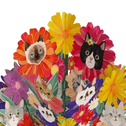 Lovepop Pop-Up Bouquets|Birthday|Purr-fect Cat Birthday Bouquet and Sentiment Set for Mom