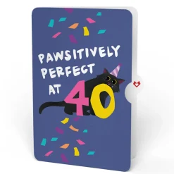 Lovepop Pop-Up Bouquets|Purr-fect Cat 40th Birthday Bouquet and Sentiment Set