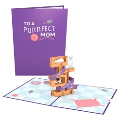 Lovepop Greeting Cards|Mother'S Day 5/11|Purrfect Mom Mother's Day Cat Pop-Up Card
