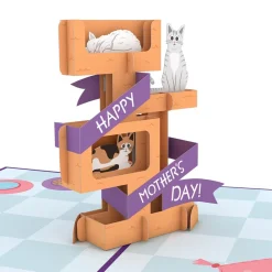 Lovepop Greeting Cards|Mother'S Day 5/11|Purrfect Mom Mother's Day Cat Pop-Up Card