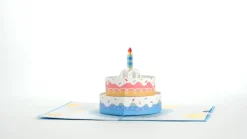 Lovepop Birthday|Lgbtq+|Rainbow Birthday Cake Pop-Up Card
