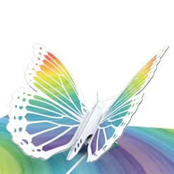 Lovepop Greeting Cards|Birthday|Rainbow Butterfly Pop-Up Card