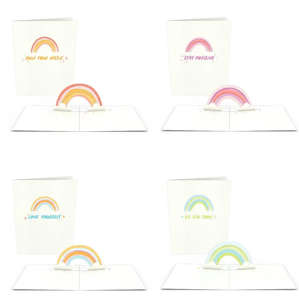 Lovepop Notecards|Just Because|Rainbow Notecards (Assorted 4-Pack)