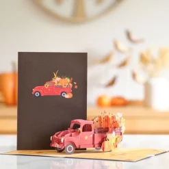 Lovepop Greeting Cards|Just Because|Red Harvest Truck Pop-Up Card