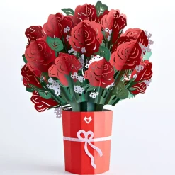 Lovepop Pop-Up Bouquets|Anniversary|Red Rose Bouquet