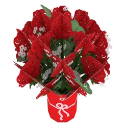 Lovepop Pop-Up Bouquets|Anniversary|Red Rose Bouquet